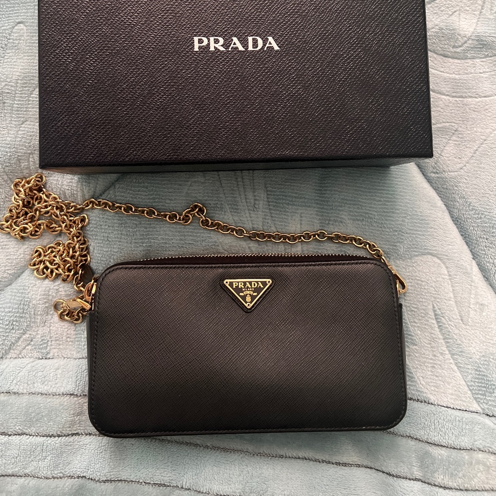Prada Large Saffiano Leather Wallet